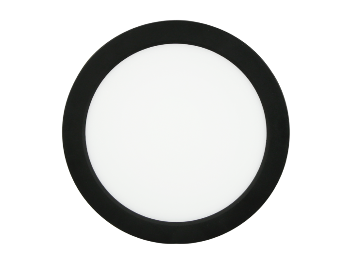 9-12-15W CCT Panel Easy Flex rund SCHWARZ